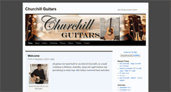 Desktop Screenshot of churchillguitars.adamhole.com